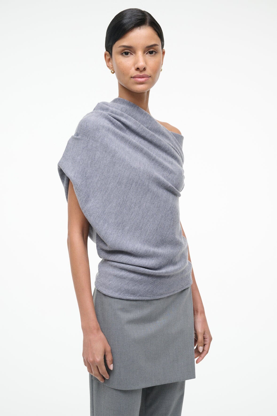 MABEL SWEATER | HEATHER GREY