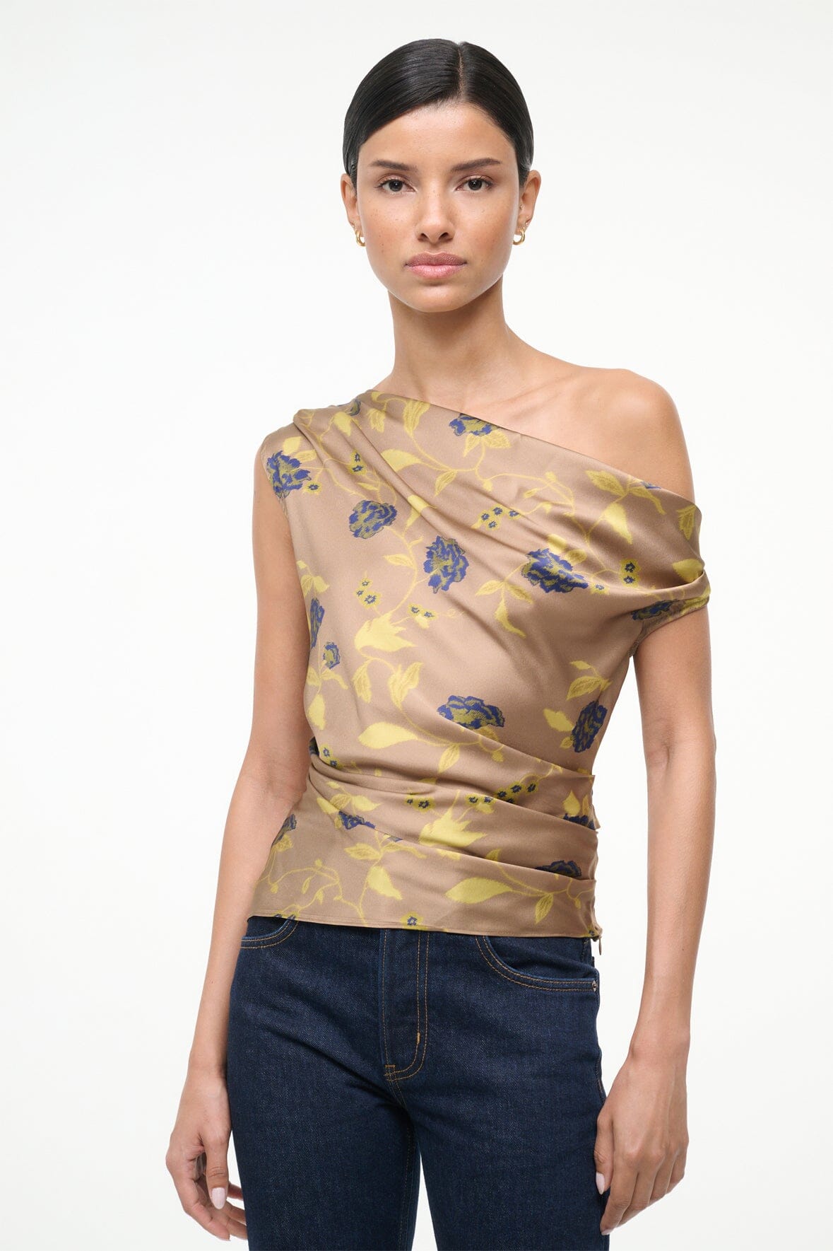 PHARE SILK TOP | VINTAGE FLORAL
