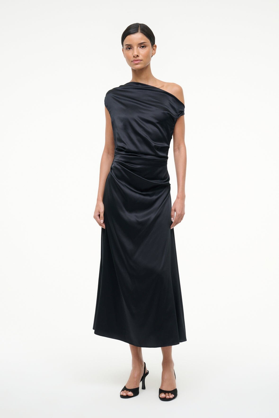 PHARE SILK DRESS | BLACK