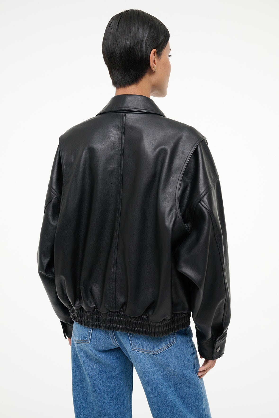 EUGENE LEATHER JACKET | BLACK