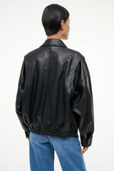 EUGENE LEATHER JACKET | BLACK