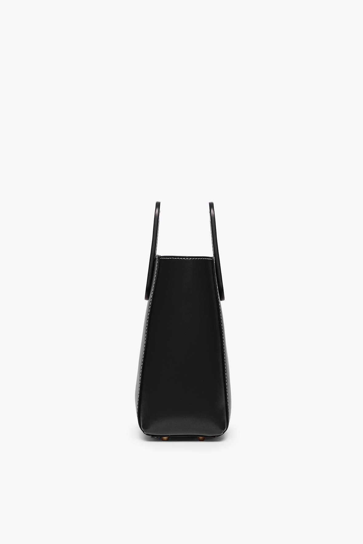 MINI SHIRLEY LEATHER BAG | BLACK