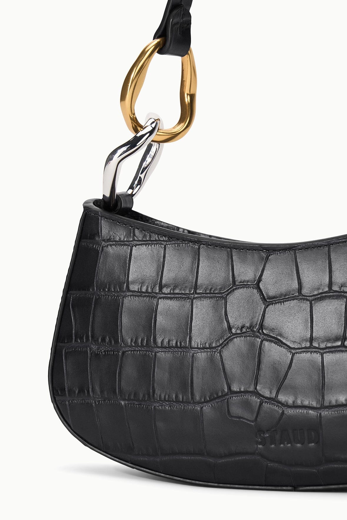 OLLIE BAG | BLACK CROCO